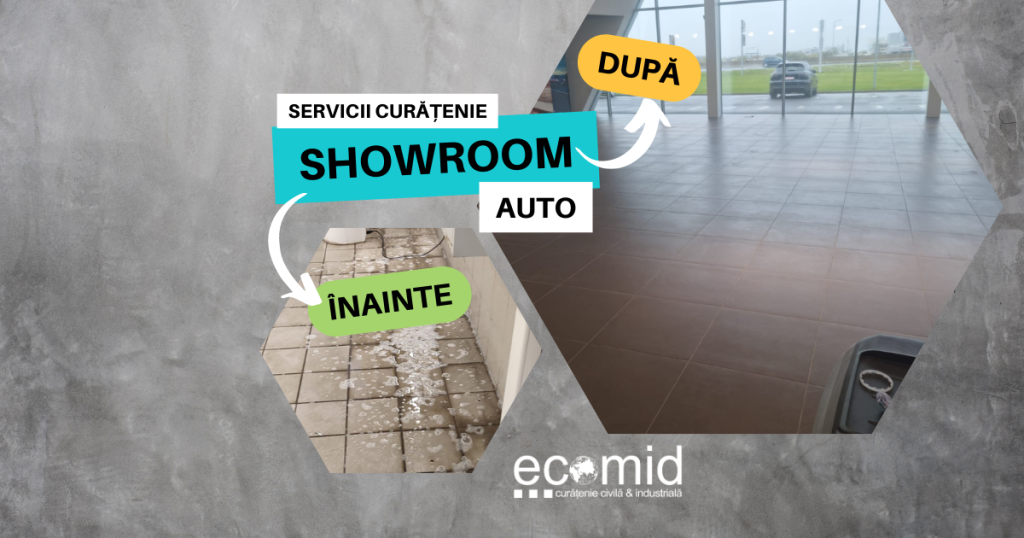 Transformă showroom-ul auto într-un loc strălucitor cu serviciile de curățenie specializate