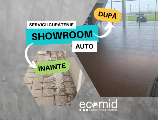 Transformă showroom-ul auto într-un loc strălucitor cu serviciile de curățenie specializate